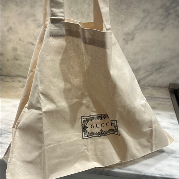 Gucci Cream Canvas Tote - Picture 3 of 3